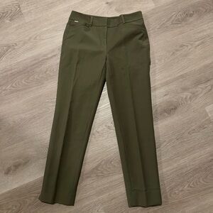 White House Black Market Olive Ankle Pants